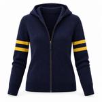 Load image into Gallery viewer, Go Blue Heritage Cashmere Zip Hoodie
