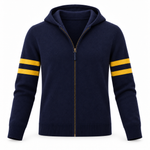 Load image into Gallery viewer, Go Blue Heritage Cashmere Zip Hoodie
