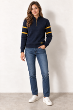 Load image into Gallery viewer, Michigan Heritage Quarter Zip Sweater
