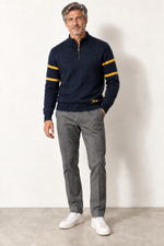 Load image into Gallery viewer, Michigan Heritage Quarter Zip Sweater
