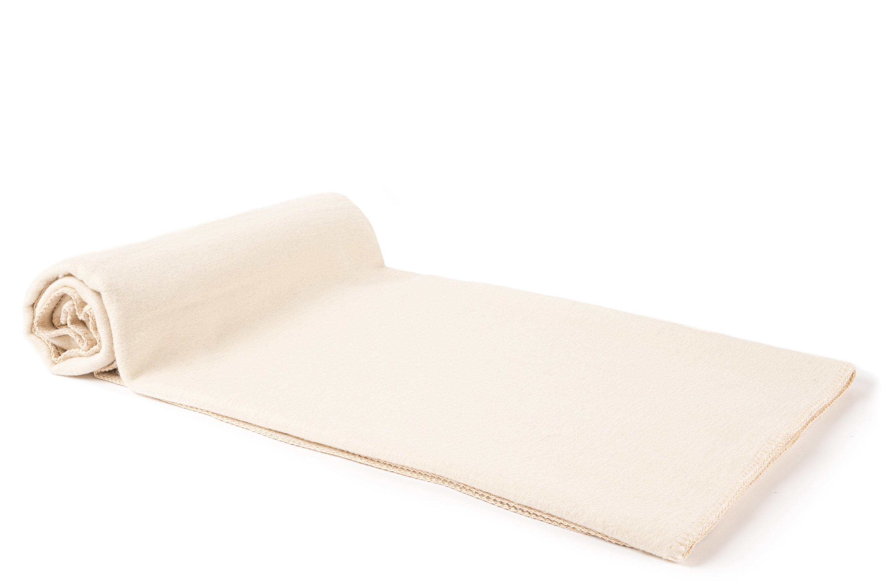 Alpaca Blanket - Blended (Cream) - King