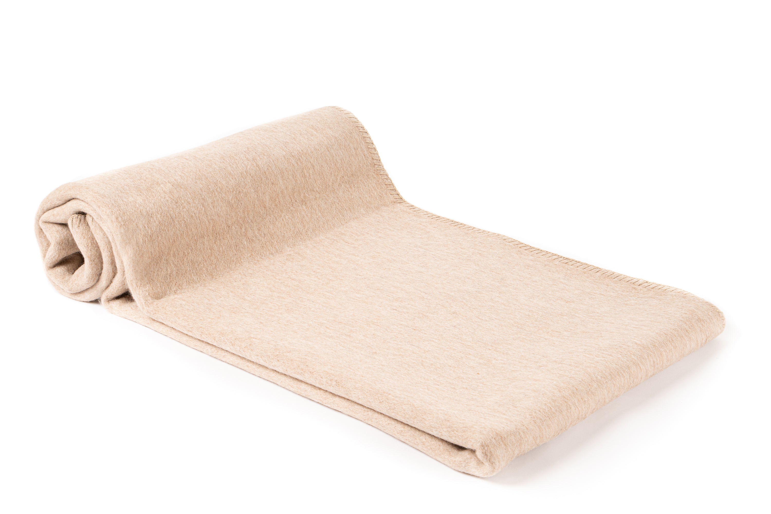 Alpaca Blanket - Blended (Blush) - Single