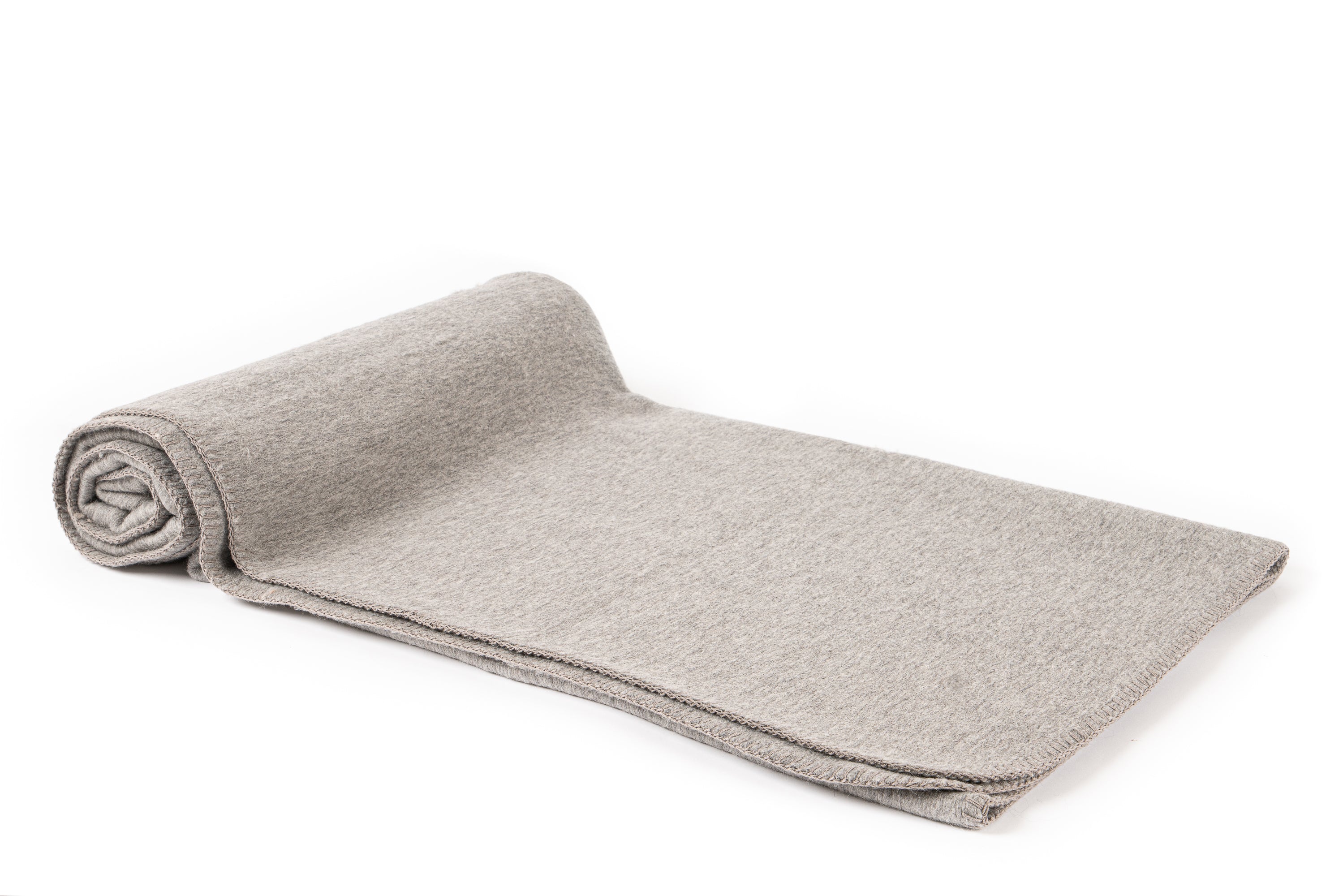 Alpaca Blanket - Blended (Dark Grey) - King