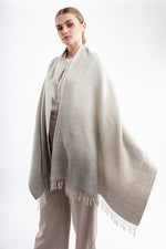 Load image into Gallery viewer, Alpaca Scarf - Two Tone (Light Grey)
