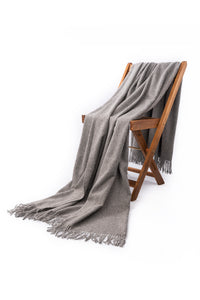 Alpaca Blanket - Plain (Grey)
